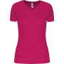 T-shirt de sport manches courtes col v femme PROACT