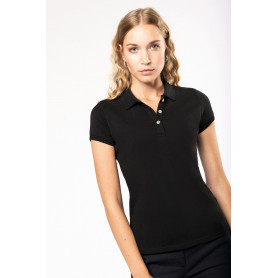 Polo Supima manches courtes femme