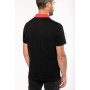 Polo jersey bicolore homme