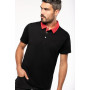 Polo jersey bicolore homme