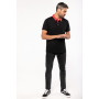 Polo jersey bicolore homme