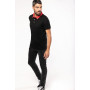 Polo jersey bicolore homme