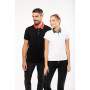 Polo jersey bicolore homme