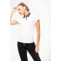 Polo jersey bicolore femme