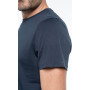 T-shirt Supima col rond manches courtes homme