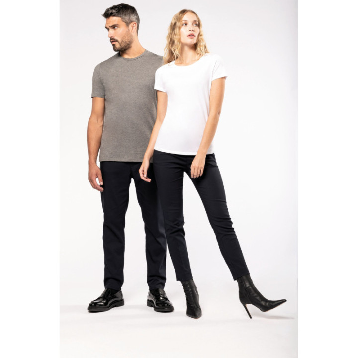 T-shirt Supima col rond manches courtes homme