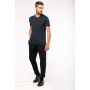 T-shirt Supima col V manches courtes homme