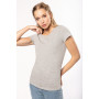 T-shirt col rond manches courtes femme