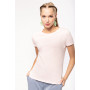 T-shirt bio col rond femme