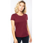 T-shirt bio col rond femme