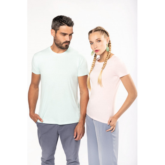 T-shirt bio col rond femme