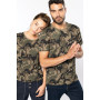 T-shirt camo manches courtes homme