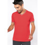 T-shirt maille piquée col V homme