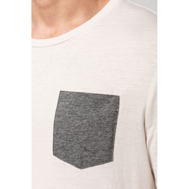 T-shirt coton bio avec poche