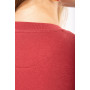 Sweat-shirt à col rond en tissu biologique, 30 couleurs en 9 tailles