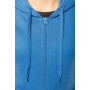 Sweat-shirt zippé à capuche pour femme avec tissu écoresponsable