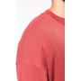 Sweat-shirt unisexe coupe oversize à col rond avec tissu écoresponsable