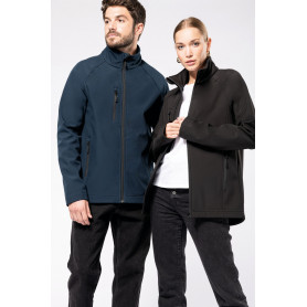 Veste unisexe softshell respirante 3 couches imperméable