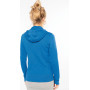 Sweat-shirt zippé capuche femme