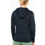 Sweat-shirt zippé capuche femme