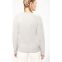 Sweat-shirt BIO col rond manches raglan femme