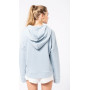 Sweat-shirt capuche femme en coton bio