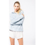 Sweat-shirt capuche femme en coton bio