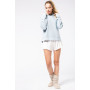 Sweat-shirt capuche femme en coton bio