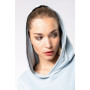 Sweat-shirt capuche femme en coton bio