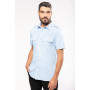 Chemise pilote manches courtes homme