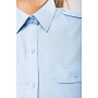 Chemise pilote manches courtes femme