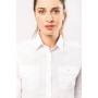 Chemise pilote manches longues femme