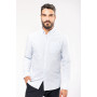 Chemise oxford lavée manches longues homme