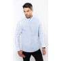 Chemise oxford lavée manches longues homme