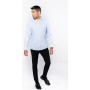 Chemise oxford lavée manches longues homme