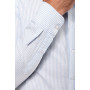 Chemise oxford lavée manches longues homme