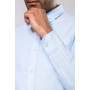 Chemise oxford lavée manches longues homme