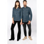 Chemise denim manches longues homme