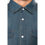 Chemise denim manches longues homme