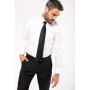 Chemise ajustée homme manches longues sans repassage kariban