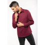 Chemise homme manches longues coton / élasthanne kariban