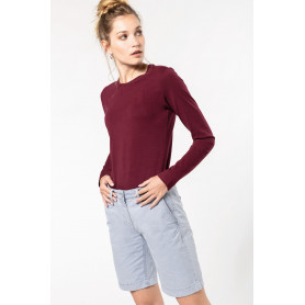Bermuda aspect délavé femme
