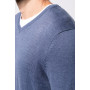 Pull homme col v