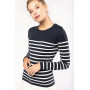 Pull marin femme