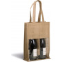 KI0268 - Sac porte bouteilles en jute KIMOOD