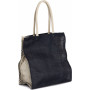 Sac shopping avec soufflet en filet