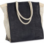 Sac shopping avec soufflet en filet