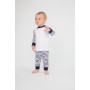 Pyjama à rayures bébé