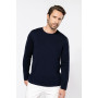 T-shirt homme manches longues coton Supima col rond