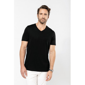 T-shirt supima® col v manches courtes homme